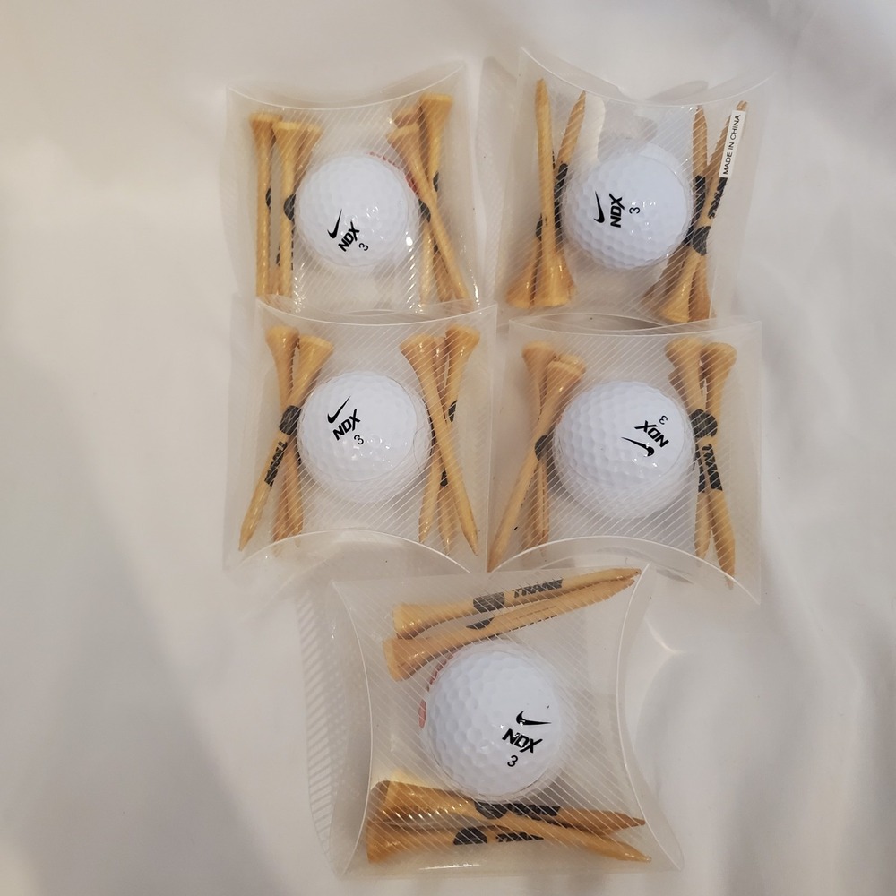 Lot Of New NDX Nike Golf Balls And Tee Sets